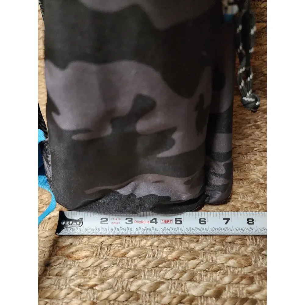 Fortnight Backpack Black And Blue Camo School Travel Vacation